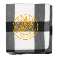 Buffalo Plaid Fleece Blanket - Buffalo Plaid Fleece Blanket 8211 White-Black