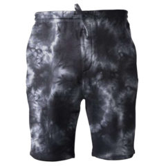 Independent Trading Co. Tie-Dyed Fleece Shorts - black