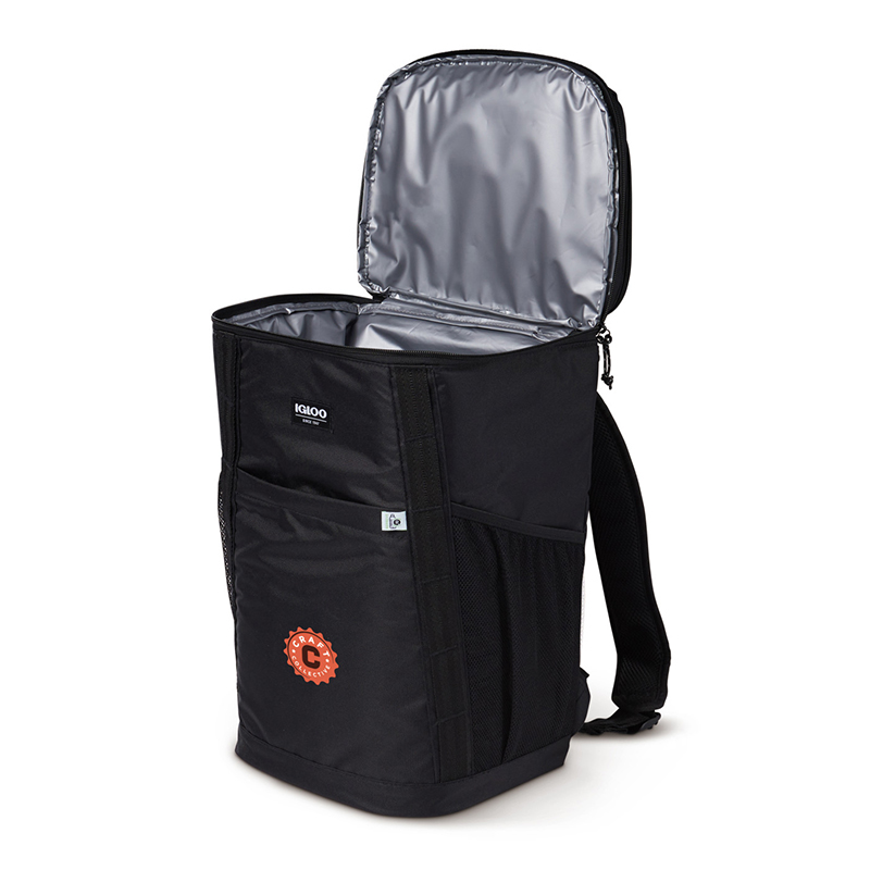 Igloo® REPREVE Backpack Cooler 36 cans Show Your Logo