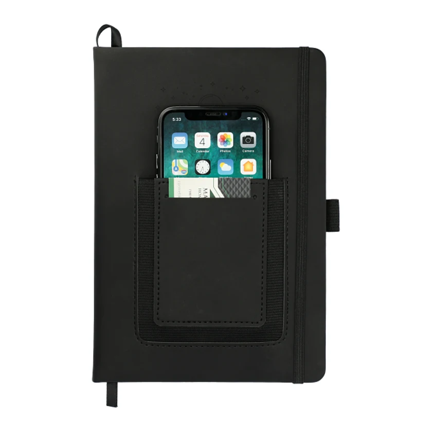 Vienna Phone Pocket Bound JournalBooks® – 5.5″ x 8.5″ - 2800-65BK_D_FR_8784