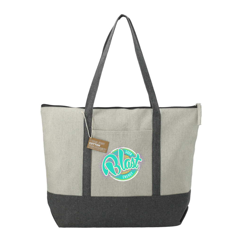 Repose 10oz Recycled Cotton Zippered Tote - 7901-11-1