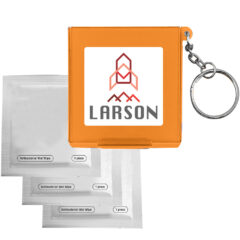 Antiseptic Wipes in Carrying Case Keychain - 90024_FSTORN_Label