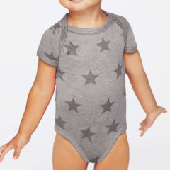 Code Five Infant Star Print Bodysuit - 96547_omf_fl