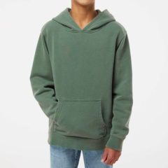 Independent Trading Co. Youth Midweight Pigment Dyed Hoodie - 97531_omf_fl
