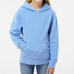 Independent Trading Co. Youth Midweight Pigment Dyed Hoodie - 97533_omf_fl