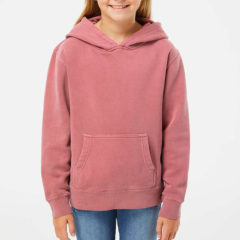 Independent Trading Co. Youth Midweight Pigment Dyed Hoodie - 97534_omf_fl
