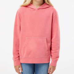 Independent Trading Co. Youth Midweight Pigment Dyed Hoodie - 97536_omf_fl