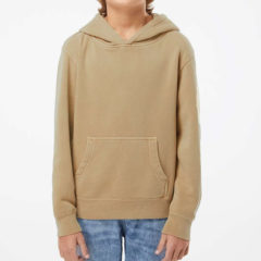 Independent Trading Co. Youth Midweight Pigment Dyed Hoodie - 97537_omf_fl
