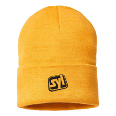 Atlantis Headwear Pure Sustainable Knit Beanie - PURE 8211 Mustard Yellow
