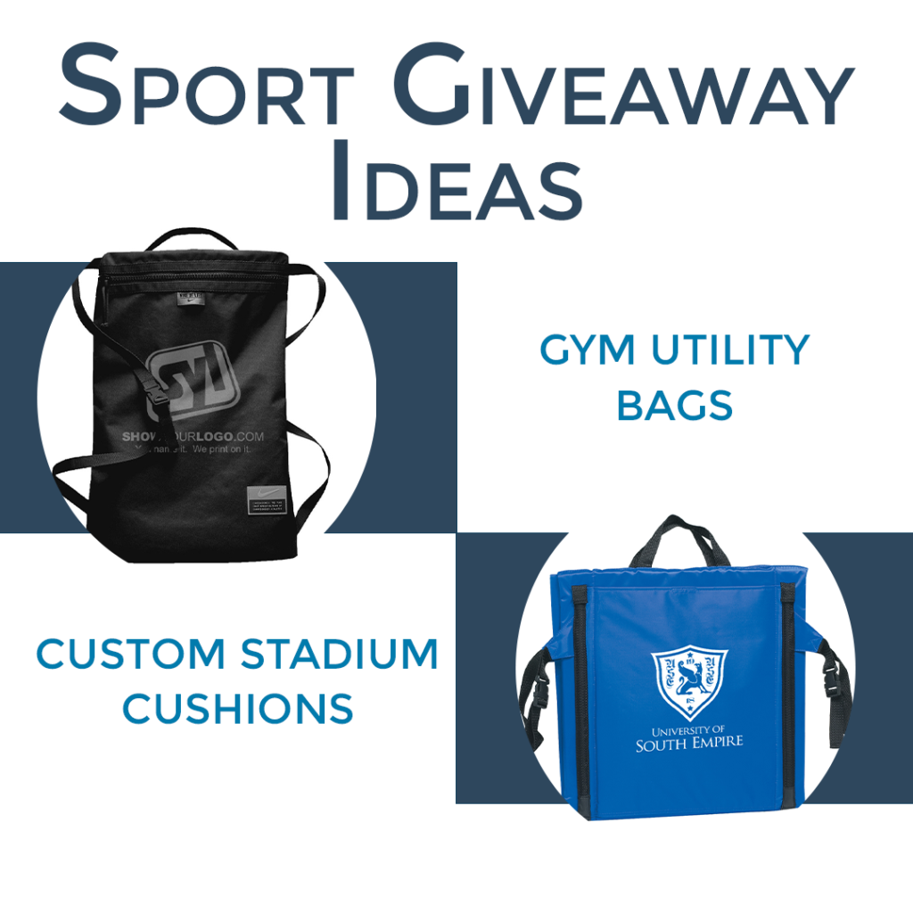 Giveaway Ideas For Your Next Sporting Event or Fundraiser Show Your
