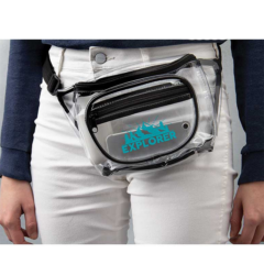 Clear Fanny Pack - clearfannypackinuse
