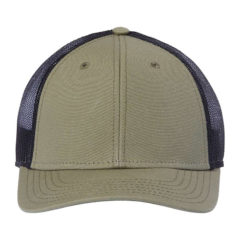 Atlantis Headwear Sustainable Recycled Three Trucker Cap - olive