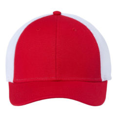 Atlantis Headwear Sustainable Recycled Three Trucker Cap - red
