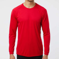 Paragon Long Islander Performance Long Sleeve T-Shirt - red