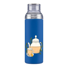 Chilano Vacuum Insulated Water Bottle with Tea Strainer – 17 oz - Chilanoblue