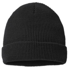 Richardson Waffle Cuffed Beanie - black