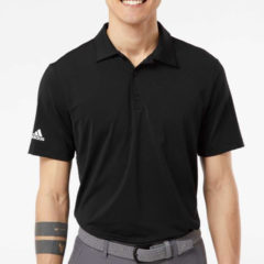 Adidas Ultimate Solid Polo - black