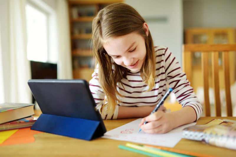 school learning with school spirit wear