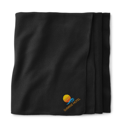 Budget Fleece Blanket 8211 Black
