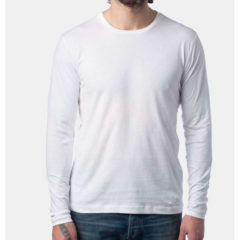 Alternative Cotton Jersey Long Sleeve Go-To-Tee - white