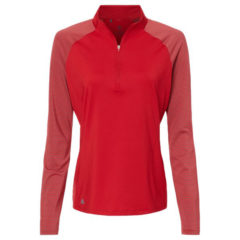 Adidas Women’s Stripe Block Quarter-Zip Pullover - 96330_f_fm