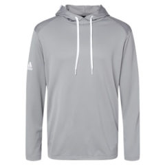 Adidas Textured Mixed Media Hooded Sweatshirt - 96347_f_fm