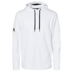 Adidas Textured Mixed Media Hooded Sweatshirt - 96348_f_fm