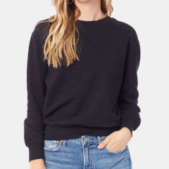 Alternative Women’s Eco-Washed Terry Throwback Pullover - 97784_omf_fl