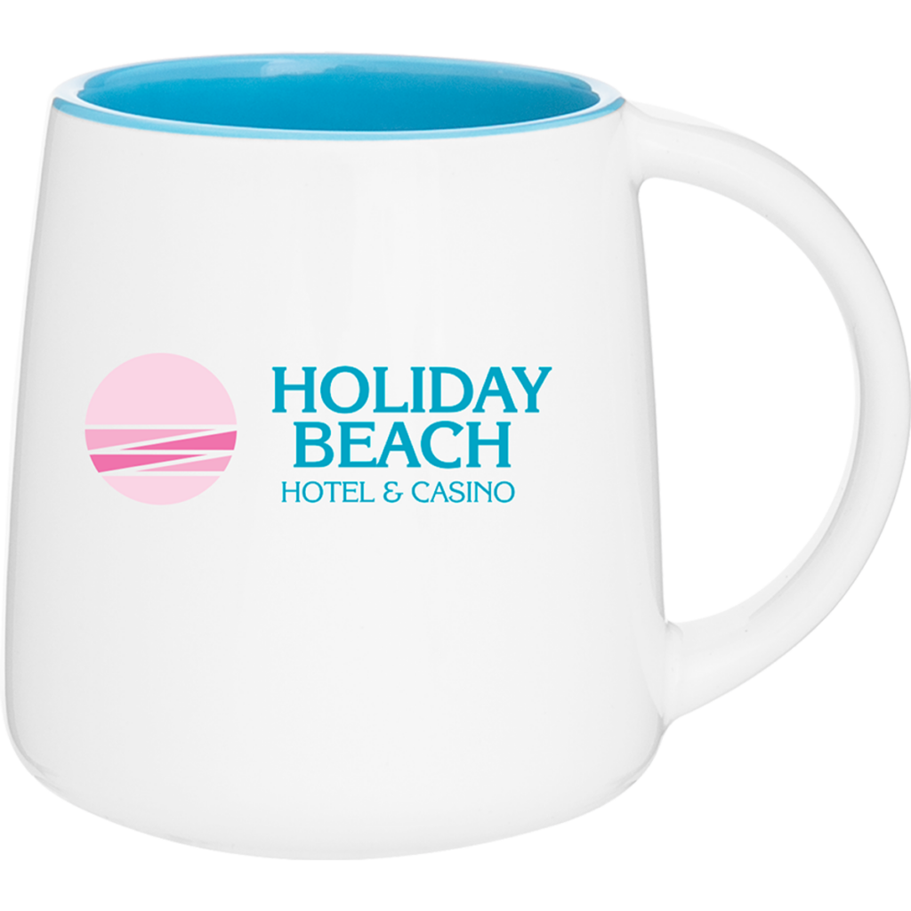 Belize Ceramic Mug – 11 oz - Belize Ceramic Mug 8211 11 oz 8211 Sky Blue