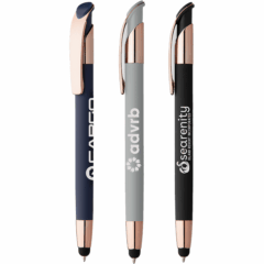 Venice Softy Rose Gold Pen with Stylus