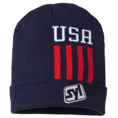 Cap America USA-Made Patriotic Cuffed Beanie