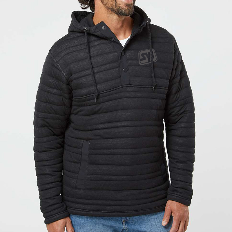 J. America Horizon Quilted Anorak Hooded Pullover - main