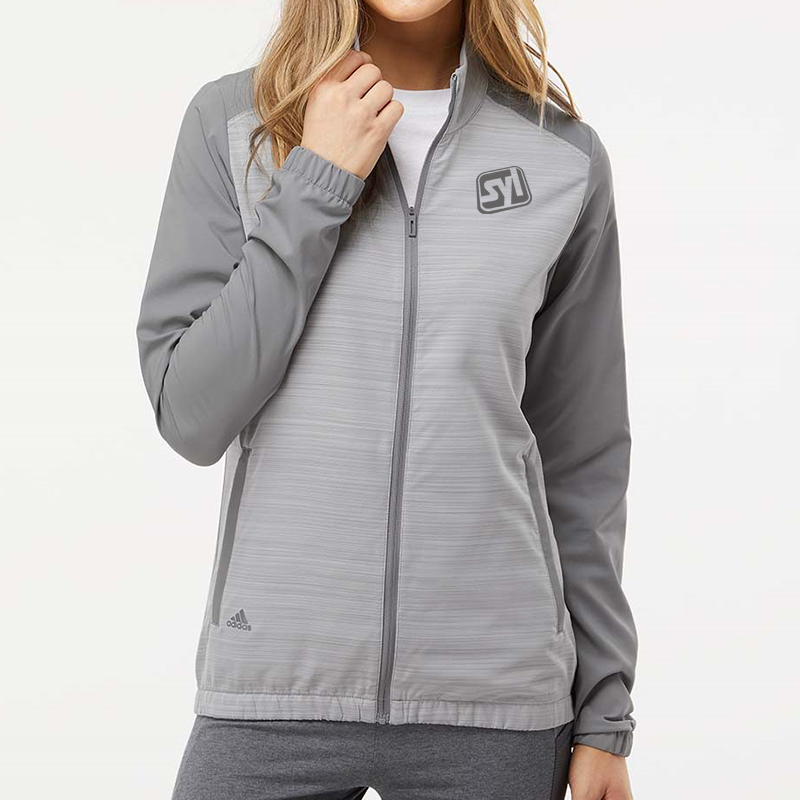 Adidas Women’s Heather Block Full-Zip Wind Jacket - main