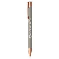 Crosby Softy Rose Gold Metal Pen - mrq-silver-cool-gray-6