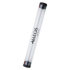 Two-Tone Sleek Write Rubberized Pen - 0PT_BLKCAP_Silkscreen