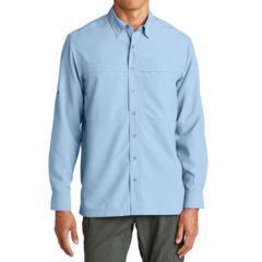Port Authority® Long Sleeve UV Daybreak Shirt - 18679-LightBlue-1-W960LightBlueModelFront-1200W