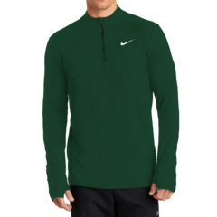 Nike Dri-FIT Element 1/2-Zip Top - 18680-DarkGreen-1-NKDH4949DarkGreenModelFront-1200W