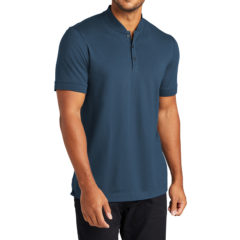 MERCER+METTLE™ Stretch Pique Henley - 22283-InsBlue-1-MM1008InsBlueModelFront-1200W