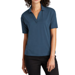 MERCER+METTLE™ Women’s Stretch Jersey Polo - 22293-InsBlue-1-MM1015InsBlueModelFront-1200W