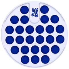 Push Pop Circle Fidget Game - 80005_BLU_Silkscreen