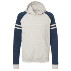 Jerzees Nublend® Varsity Colorblocked Raglan Hooded Sweatshirt - 95659_f_fm