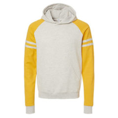 Jerzees Nublend® Varsity Colorblocked Raglan Hooded Sweatshirt - 95661_f_fm