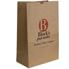 BBL Brown Paper Bag – 11″ x 17″ x 6″ - BBLbrownpaperbagmulticolor