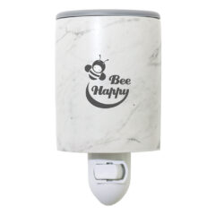 Outlet Plug-in Wax Warmer Kit - HAPPYWAX_WHITEMRBLE