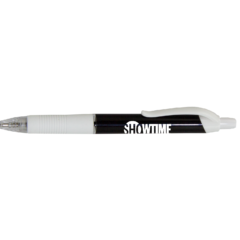 Showtime Pen with White Accents - SHOWTIME_BLACK