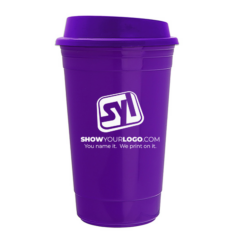 The Traveler Insulated Cup – 16 oz - travelerpurple