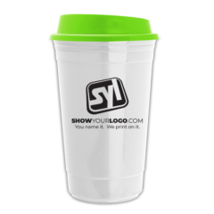 The Traveler Insulated Cup – 16 oz - travelerwhitelime