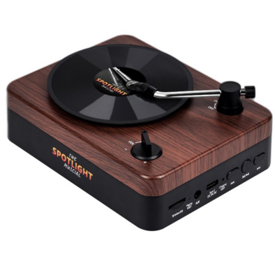 turntableblackdarkbrown