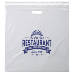 Warrior Clear Plastic Bag with Die Cut Handles – 22″ x 22″ x 8″ - warriorclearbag