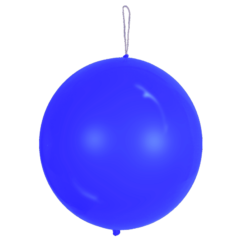 Latex Punch Balloon – 16″ - 16_ Latex Punch Balloon_Blue